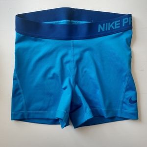 NWOT NikePro Dri-Fit Women's Spandex in Blue (S)